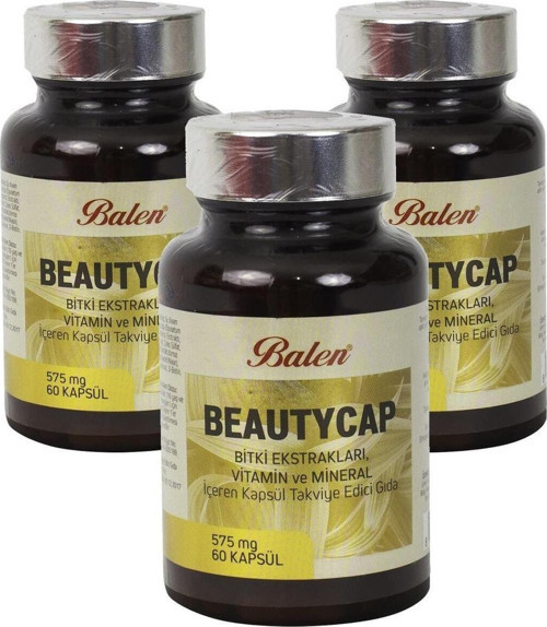 Beautycap Takviye Edici Gıda 575 Mg 60 Kapsül - 3 Adet