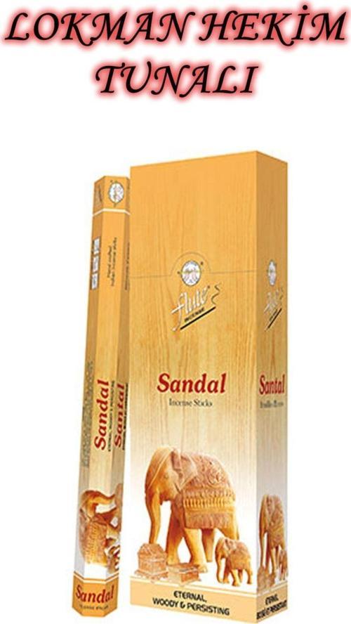 Flutte Tütsü Sandal Ağacı Kokusu (Sandal) 1 Kutu 6 X 20 Sticks Çubuk Flutte Tütsü