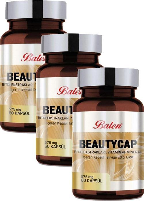 Beautycap Bitki Ekstraktı-Vitamin-Mineral 60 Kapsül X 3 Adt