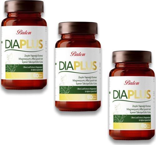 Dia Plus Zeytin Yap. Magnezyum & Ala Kapsül 655 Mg 60 Kapsül X 3 Adet
