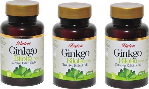 Ginko Biloba 600 Mg 60 Tablet X 3 Adet