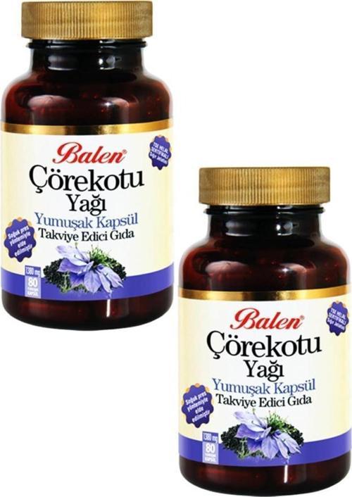 Çörekotu Yağı Yumuşak Kapsül 1380 Mg 80 Kapsül 2 Adet
