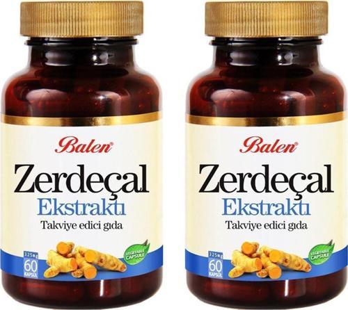 Zerdeçal Ekstraktı 325 Mg 60 Kapsül X 2 Adet
