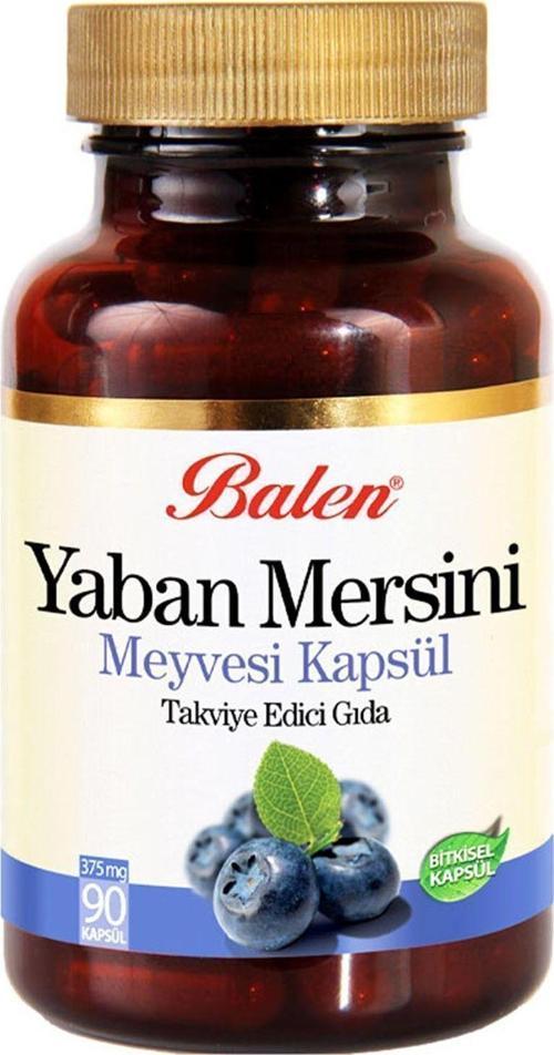 Yaban Mersini Meyvesi 375 Mg 90 Kapsül