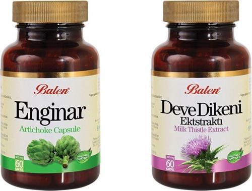 Enginar Ekstraktı 60 Kapsül - Deve Dikeni Ekstraktı 60 Kapsül