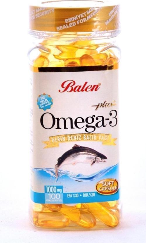 Omega 3 Balık Yağı Hapı 1380Mg 100 Kapsül Helal Sertifikalı