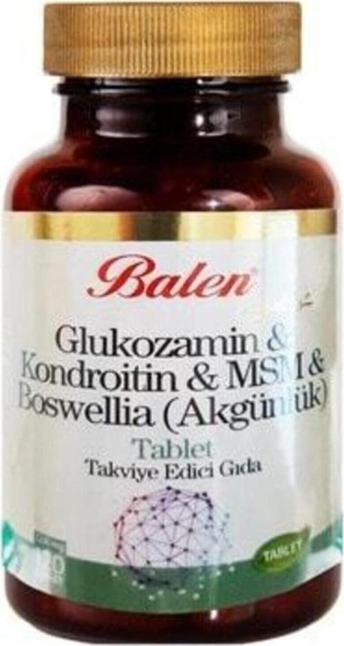 Glukozamin Kondroitin Msm Boswellia Akgünlük Glukosamin Bosvelya 120 Tablet X 1200 Mg