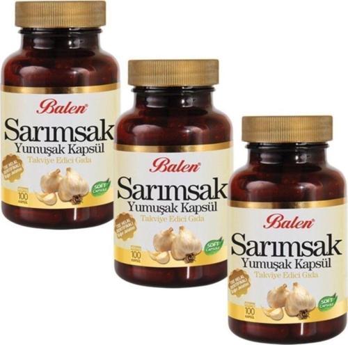 Sarımsak Yağı Yumuşak 450Mg*100 Kapsül 3 Adet