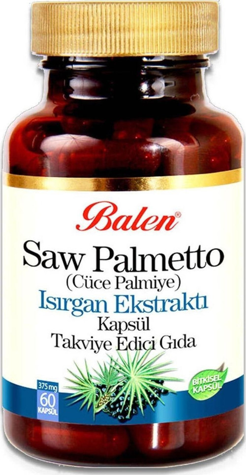 Saw Palmetto-Isırgan Eksrtakt-Çinko 375 Mg 60 Kapsül