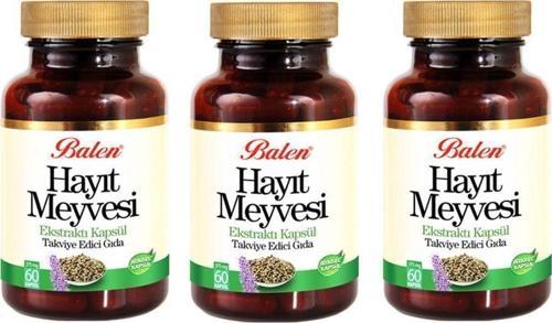 Hayıt Meyvesi Ekstraktı 375 Mg 60 Kapsül 3 Adet