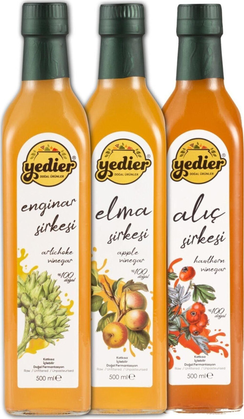 Elma Alıç Enginar Sirkesi 500 Ml