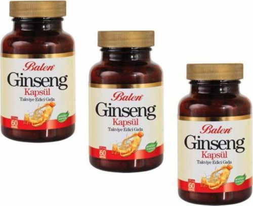 Ginseng Kapsül 60 Kapsül X 375 Mg X 3 Ginsenk Ginsek