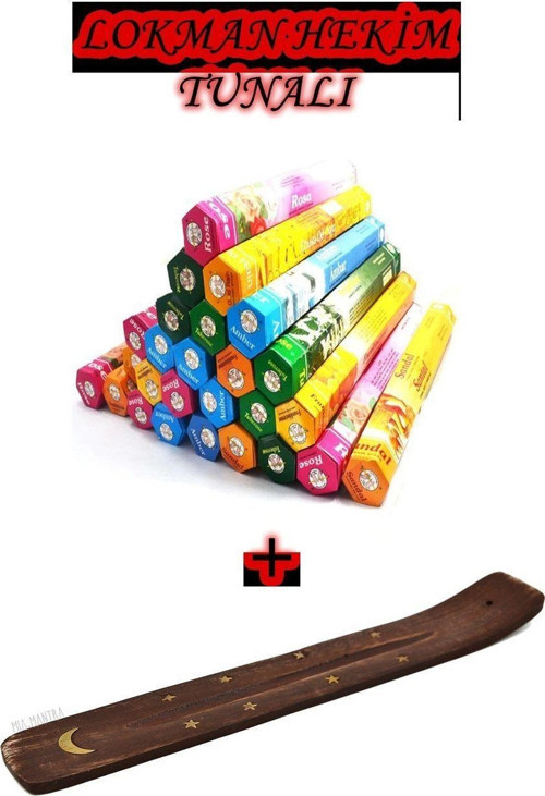 Flutte Tütsü Sedir Ağacı Kokusu (Cedarwood) 1 Adet (20 Stick) + Kayık