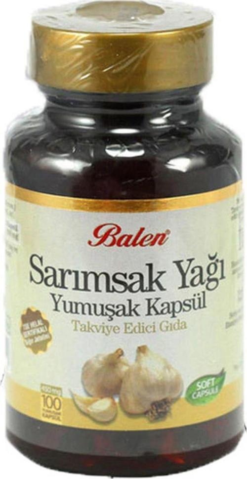Sarımsak Yağı Yumuşak Kapsül 450 Mg 100 Kapsül Balen