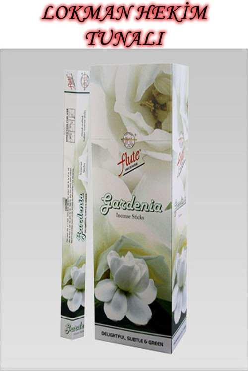 Flutte Tütsü Gardenya Kokusu (Gardenia) 1 Kutu 6 X 20 Sticks Çubuk Flutte Tütsü