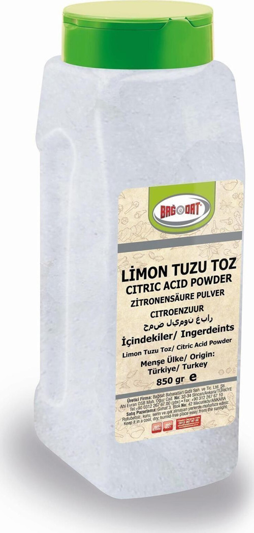 Limon Tuzu Toz 850 Gr.