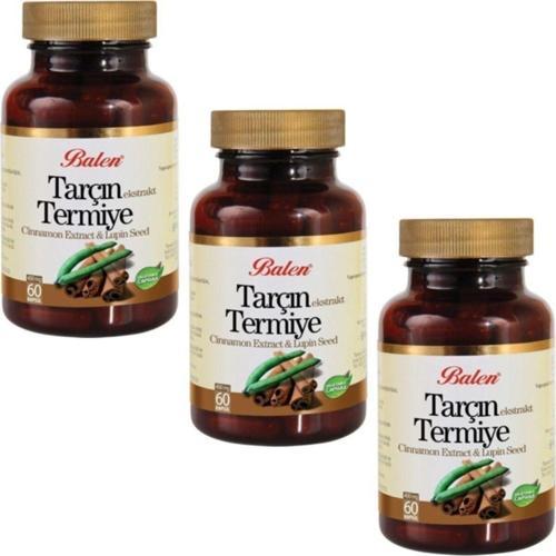 Tarçın Ekstrakt Termiye Kapsül 375Mg*60 3 Adet
