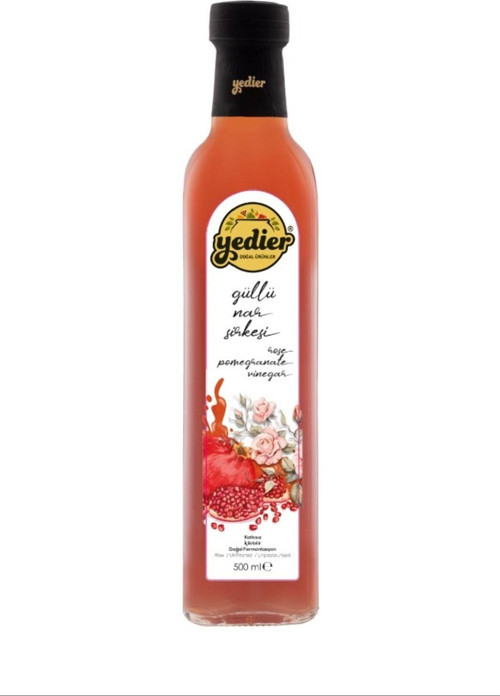Güllü Nar Sirkesi 500 Ml