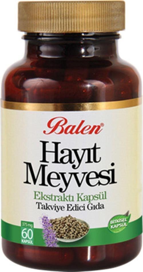 Hayıt Meyvesi Ekstraktı 375 Mg 60 Kapsül