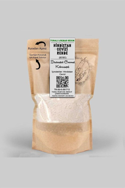 Hindistan Cevizi Rende 1 Kg (Kuru)