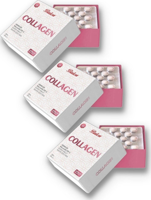 Collagen Kollajen Hidrolize Tip 1 800 Mg 60 Tablet X 3 Adet