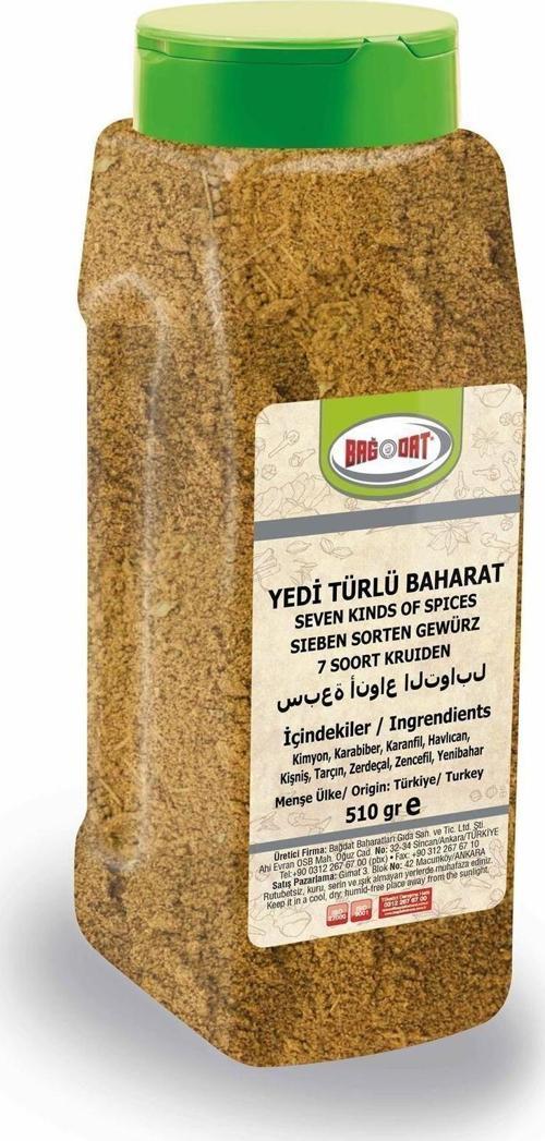 Yedi Türlü Baharat 510 Gr.