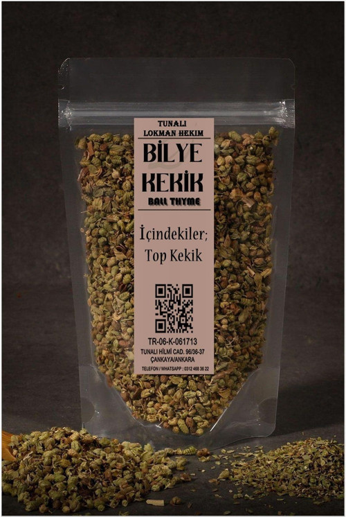 Bilye Kekik - (Bitki Çayı - Baharat - Tomurcuk Dağ Kekiği - Yeni Mahsul Top Kekik) 30 Gr