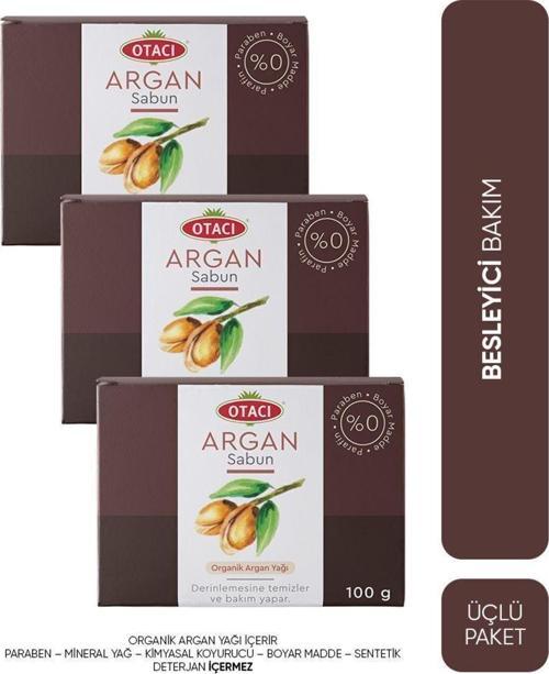 Argan Sabun Üçlü Paketi