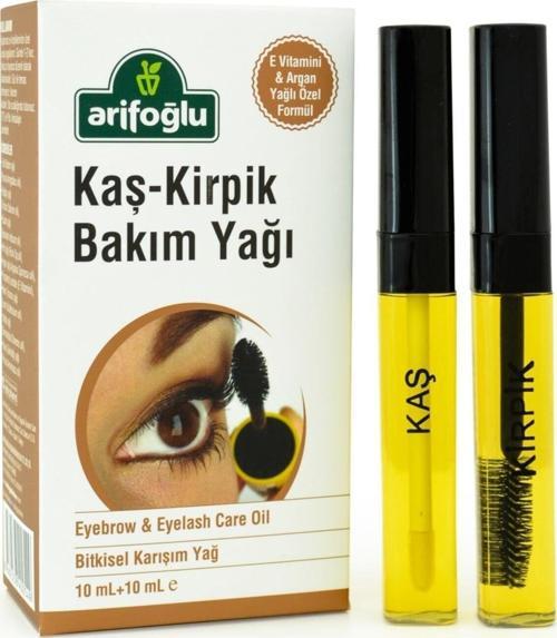 Kaş Kirpik Bakım Yağı  | Doğal E Vitaminli 10+10 Ml