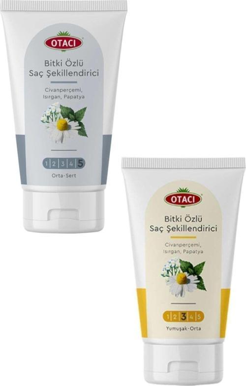 Bitkisel Saç Şekillendirici Orta-Sert + Yumuşak-Orta Set