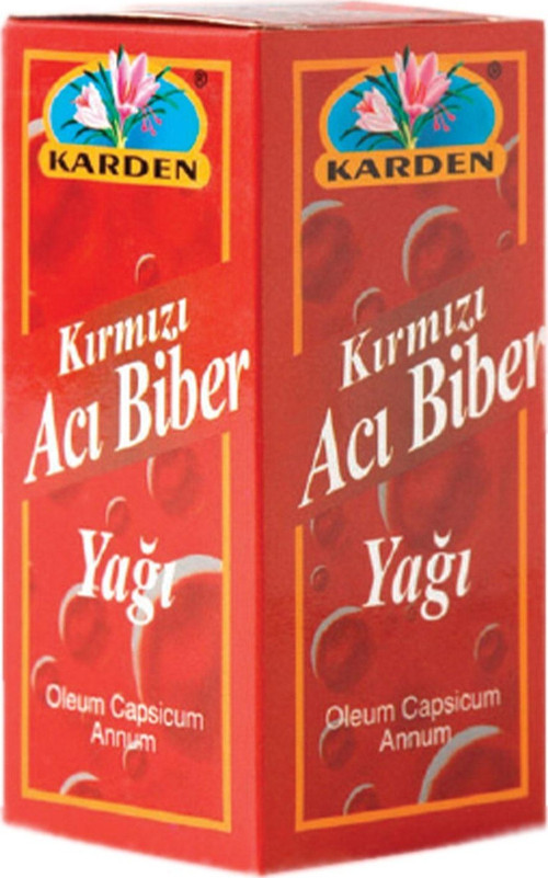 Kırmızı Acı Biber Yağı 50Ml