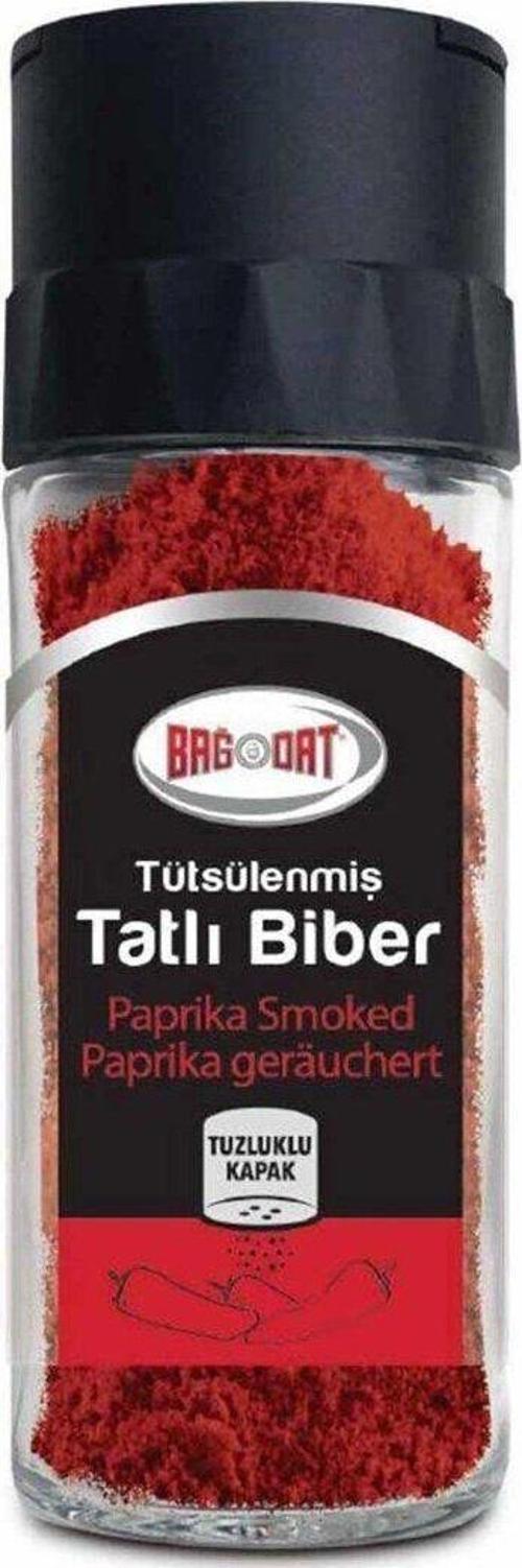 Tütsülenmiş Tatlı Kırmızı Toz Biber Tuzluklu Cam 48 Gr.