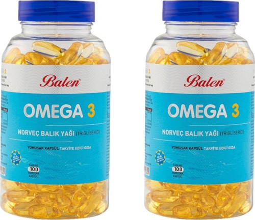 Omega 3 Norveç Balık Yağı 1380 Mg X 100 Kapsül X2 Adet