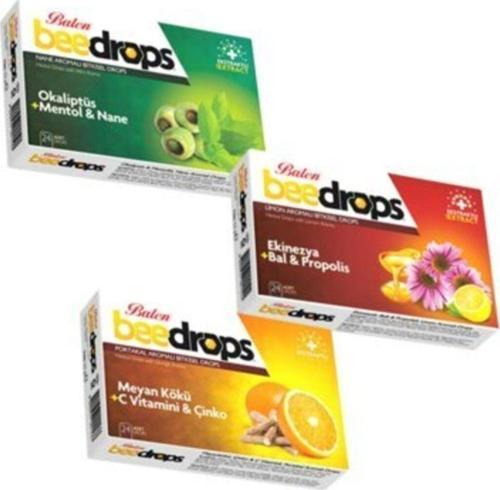 3 Kutu Okaliptüs Meyan Kökü C Vitamini Ekinezya Bal Propolis Beedrops Pastil Meyankökü Nane Mentol