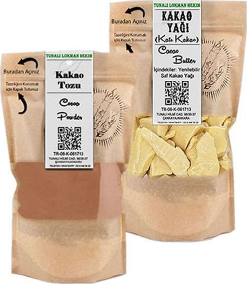 Çikolata Seti (Katı Kakao Yağı 100 Gr + Kakao Tozu 100 Gr)