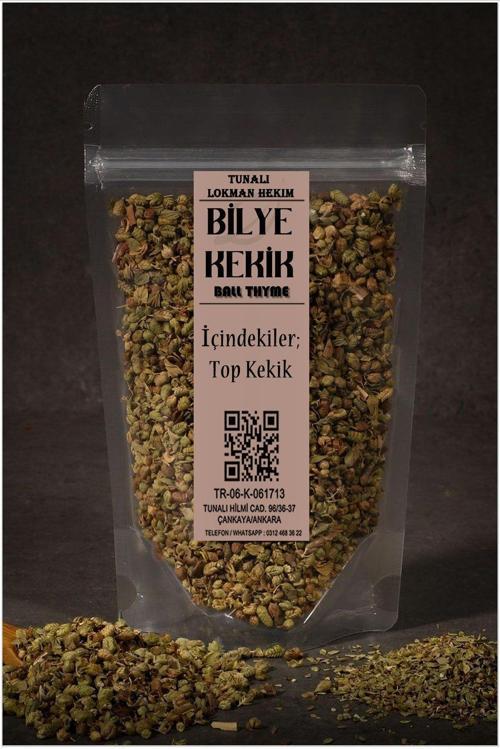 Bilye Kekik - (Bitki Çayı - Baharat - Tomurcuk Dağ Kekiği - Yeni Mahsul Top Kekik) 90Gr