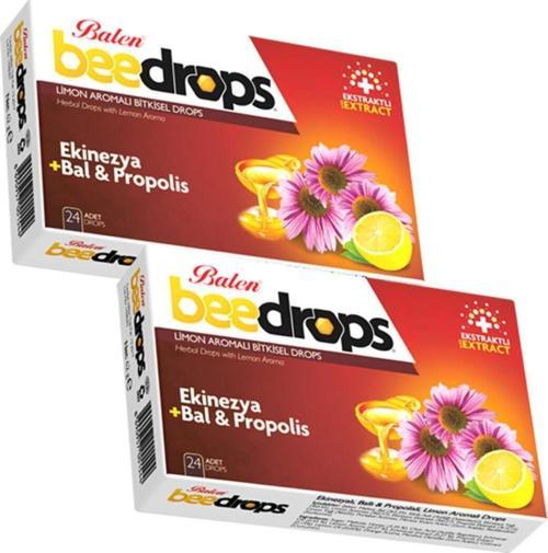 Beedrops Ekinezya+Bal-Propolis Limon Aromalı 24 Drops X 2 Kutu