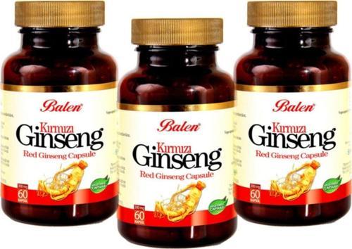 Kırmızı Ginseng 60 Kapsül 375 Mg X 3 Adet