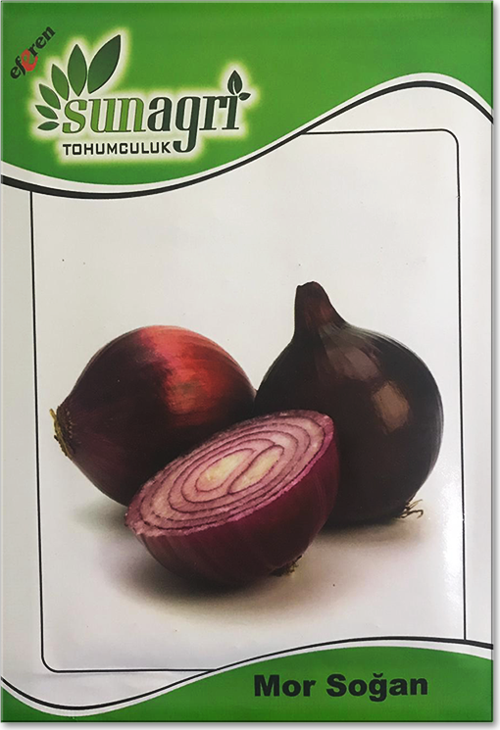 Sunagri Mor Soğan Tohumu - Uzun Gün Çeşidi Yüksek Rakımlara Uyumlu