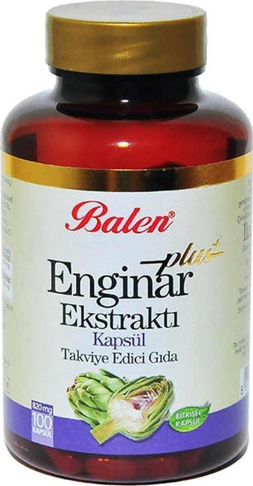 Enginar Plus Ekstrakt 820 Mg 100 Kapsül