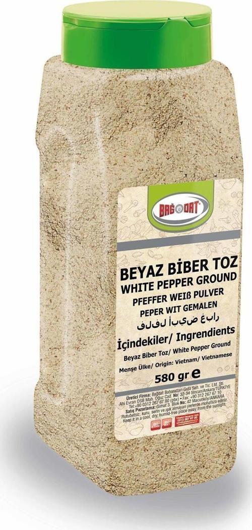 Beyaz Biber Toz 580 Gr