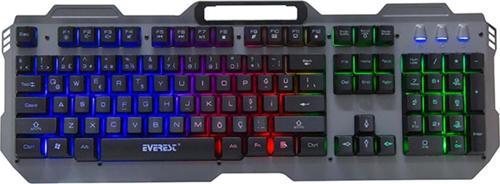  Everest KB-197 Titanio Usb Aydınlatmalı Q Metal Yüzey Gaming Oyuncu Klavyesi
