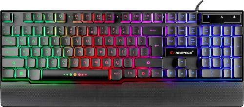 KB-R66 BUBBLE USB Gökkuşağı Aydınlatmalı Q Multimedia Gaming Klavye