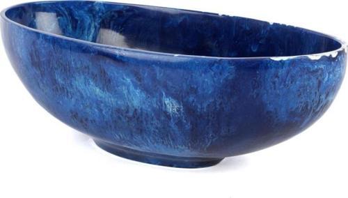 Koyu Mavi Oval Meyvalık 21x38x13cm