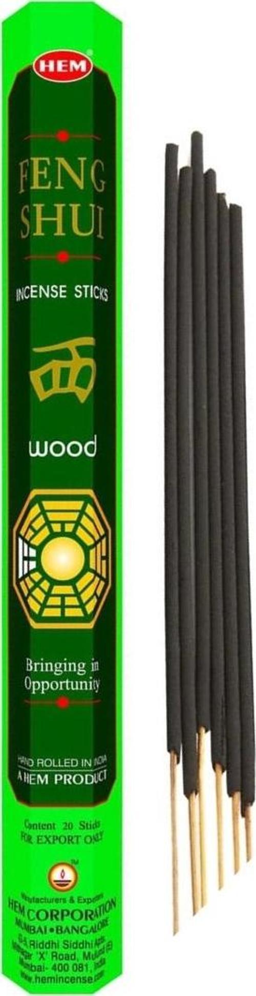 Tütsü Feng Shui Wood Incense Stick - 20 Çubuk Tütsü Feng Shui Ağaç