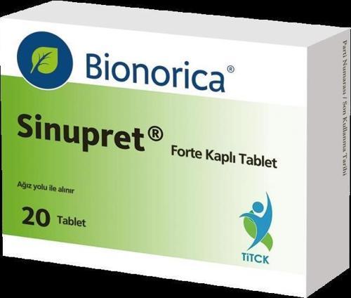 Sinupret Extract Kaplı 20 Tablet