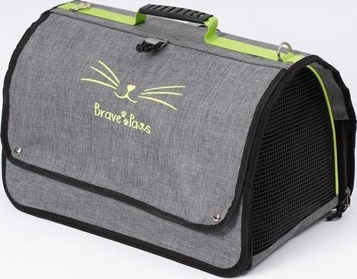 Perdeli Flybag Plastik Yırtılmaz Fileli Kedi ve Köpek Taşıma Çantası Havayolu Çantası (Gri)