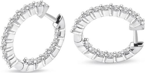 Kadın 1.76 Ct. Pırlanta Halka Küpe