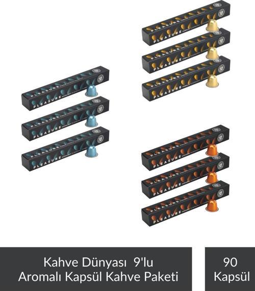9'lu Aromalı Kapsül Kahve Seti