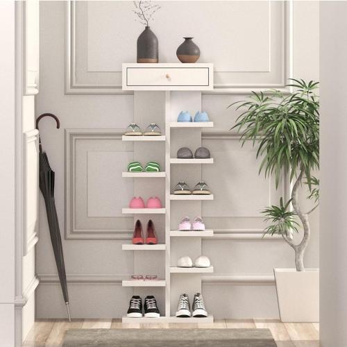 Mbes Mobilya Beyaz Ayakkabılık 50x26 cm